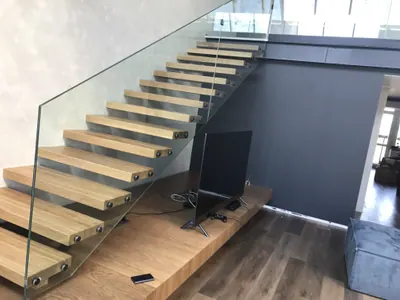 Ограждение лестницы в стиле LOFT
