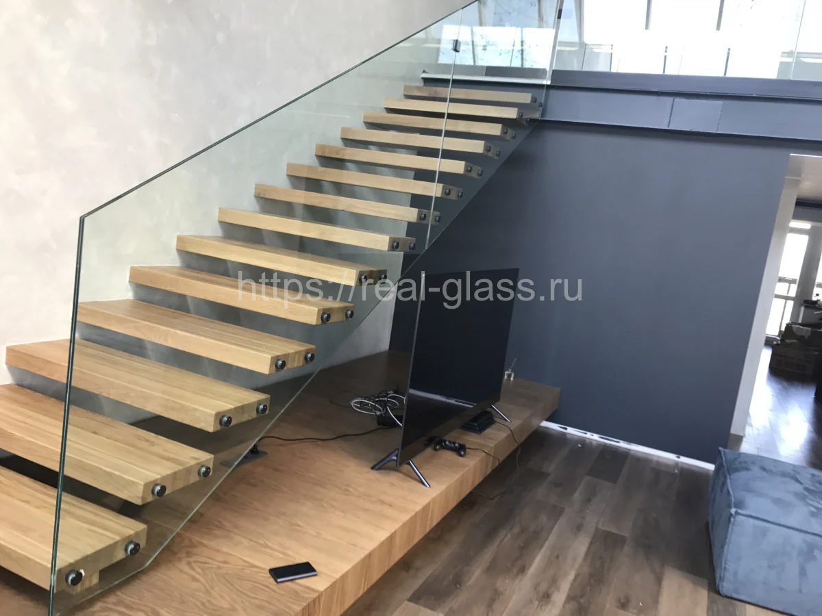 Ограждение лестницы в стиле LOFT