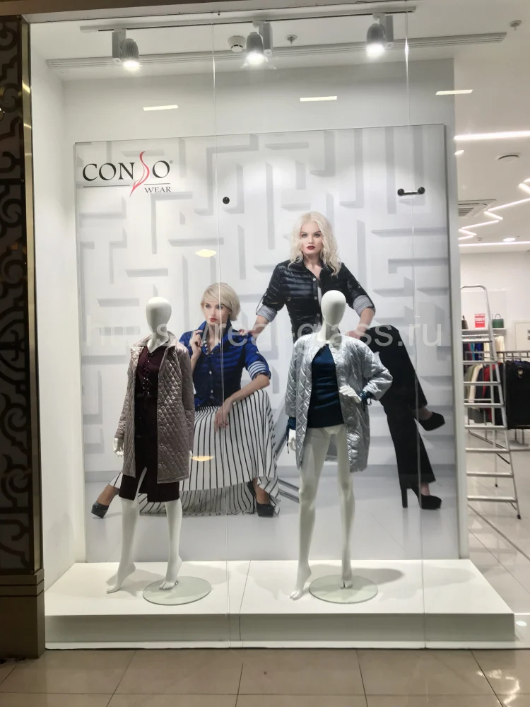 Перегородка в магазине Conso