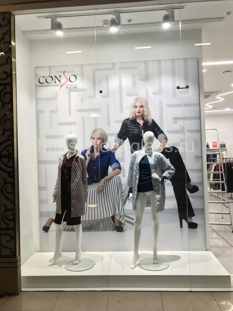 Перегородка в магазине Conso