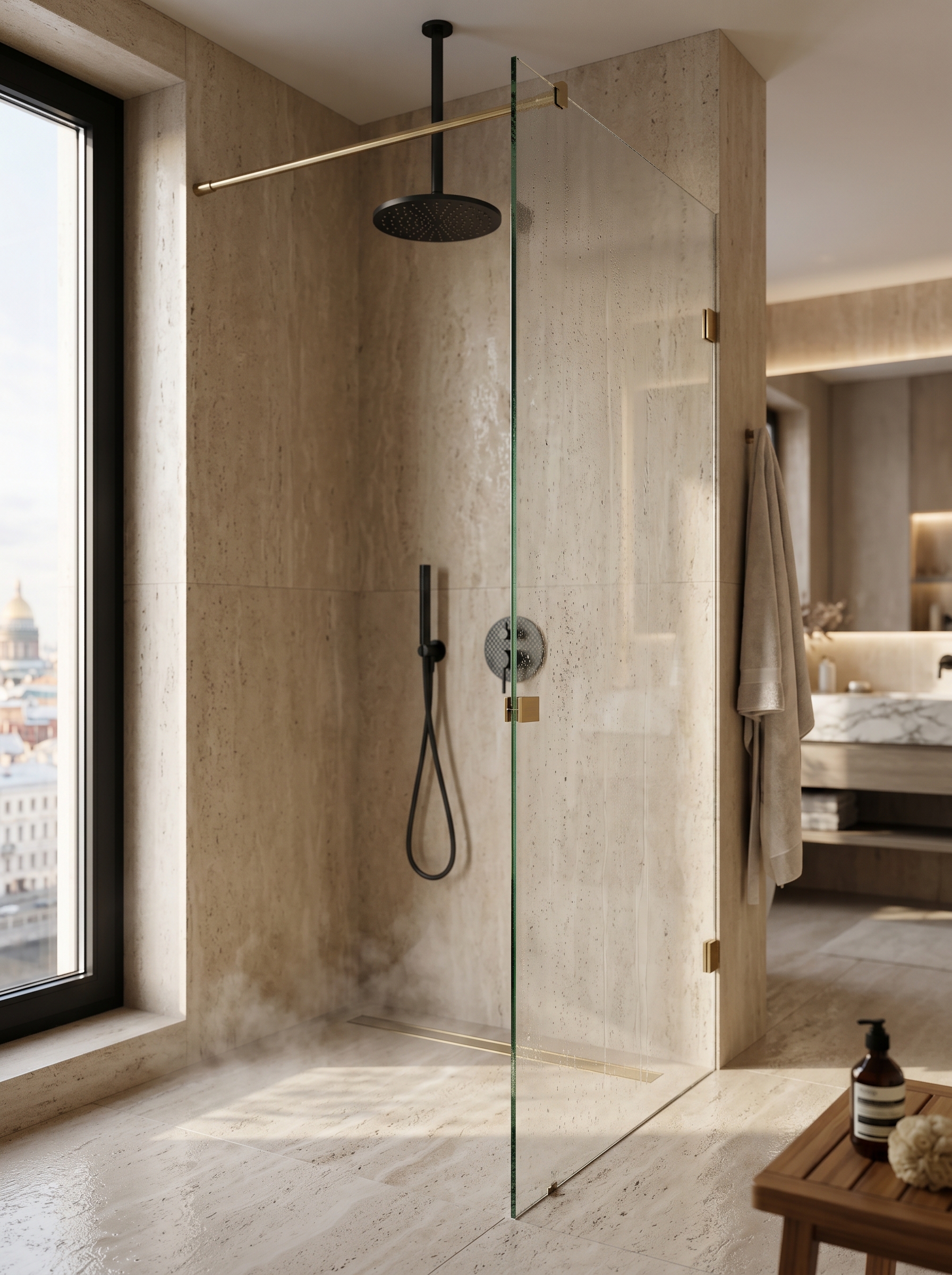 Glass showers
